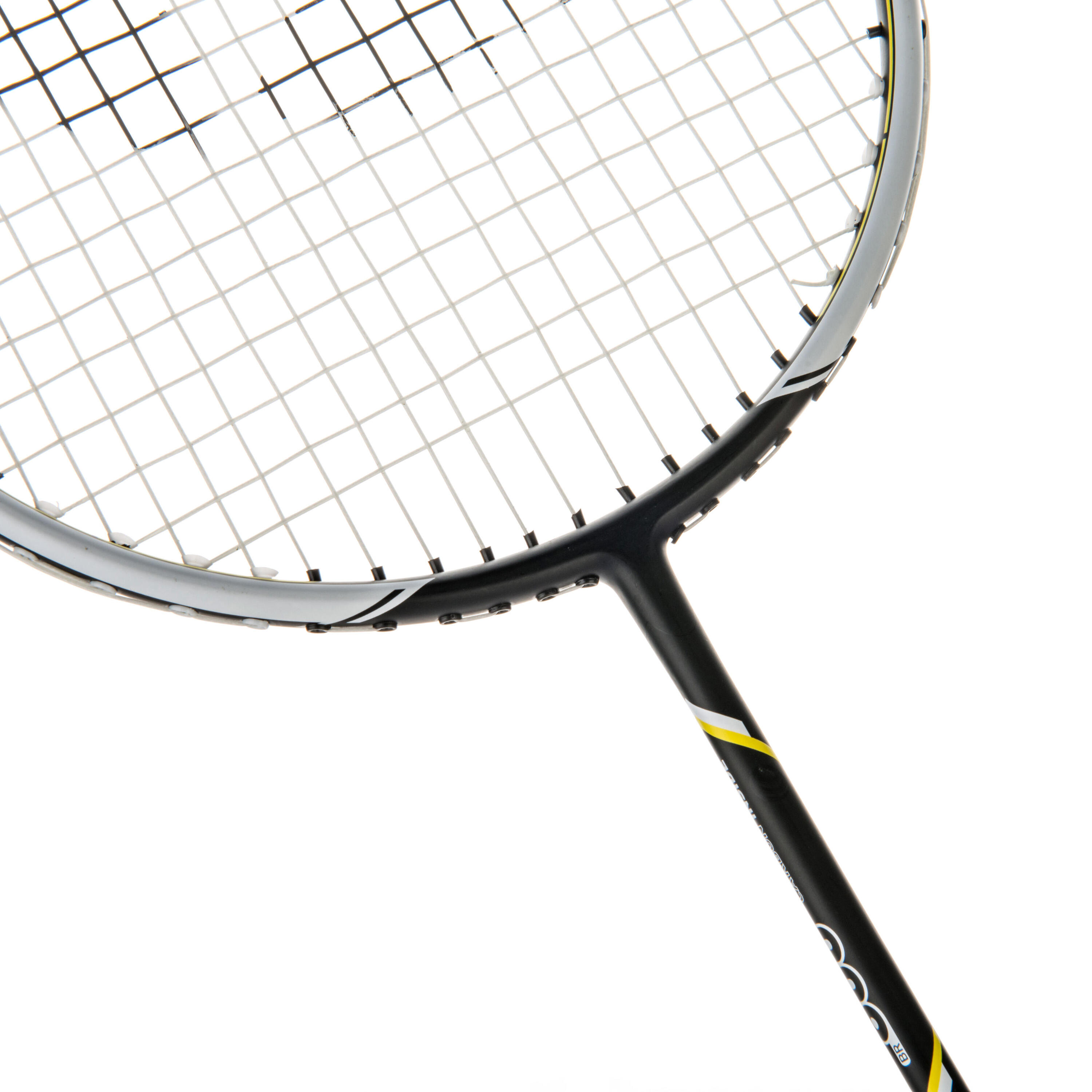 BR800 Adult Badminton Racket - Black/Yellow 7/18