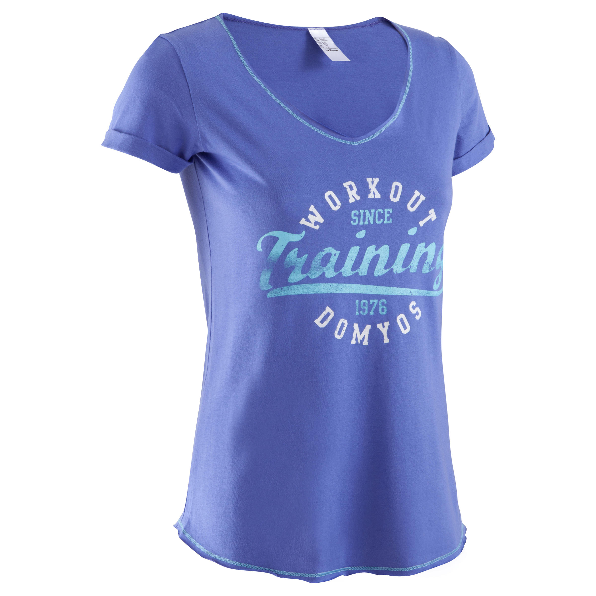 Women's Short-Sleeved Fitness Print T 