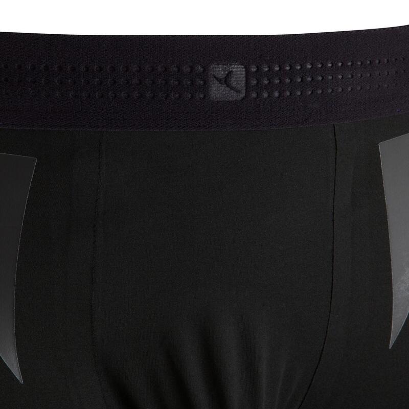 Boxer de fitness longueur regular homme noir