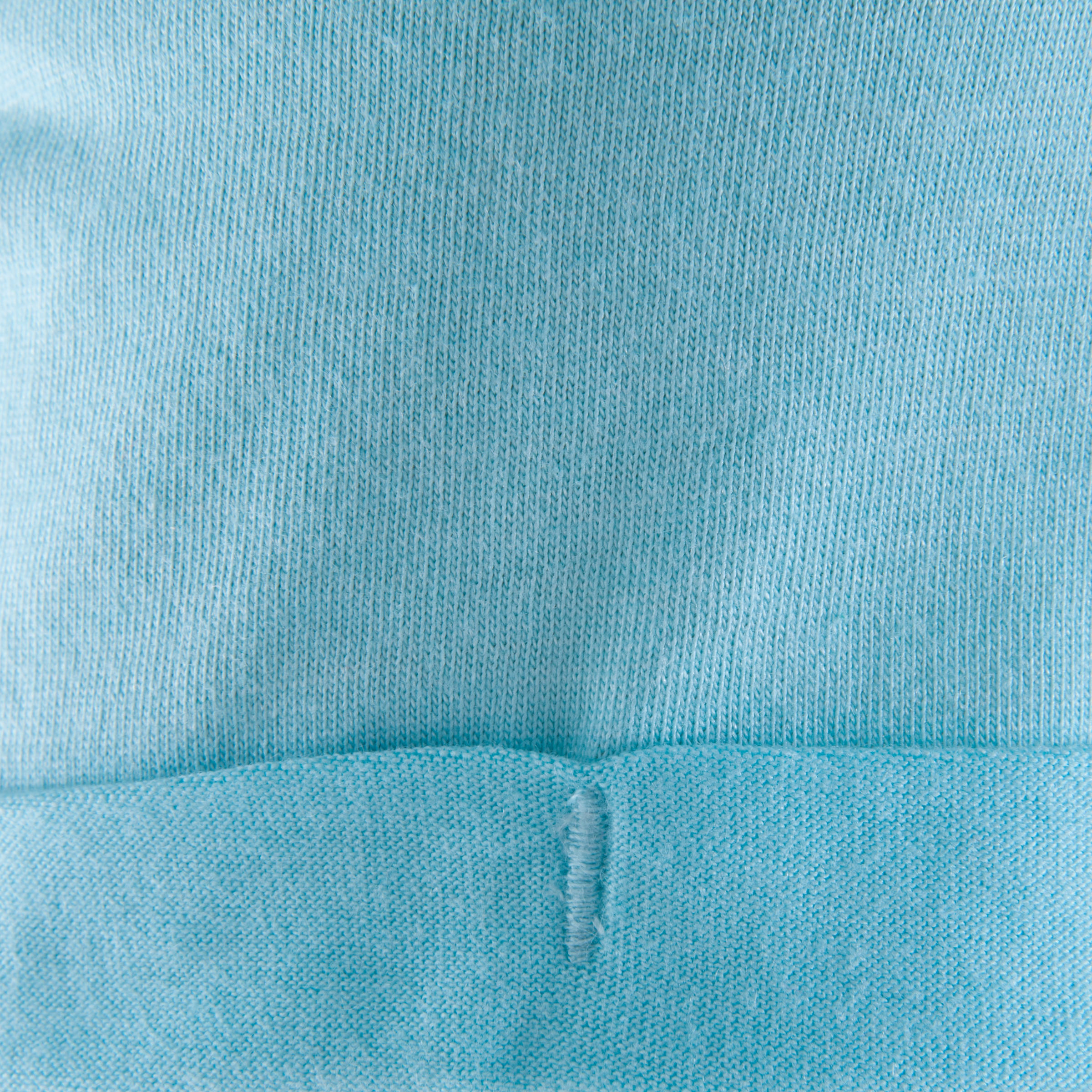 Women's Short-Sleeved Fitness Print T-shirt - Light Blue 11/11