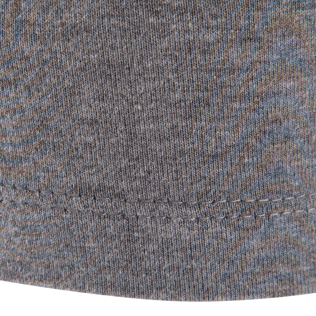 Sporthose kurz Shorts Slim Fit+ Damen grau-meliert