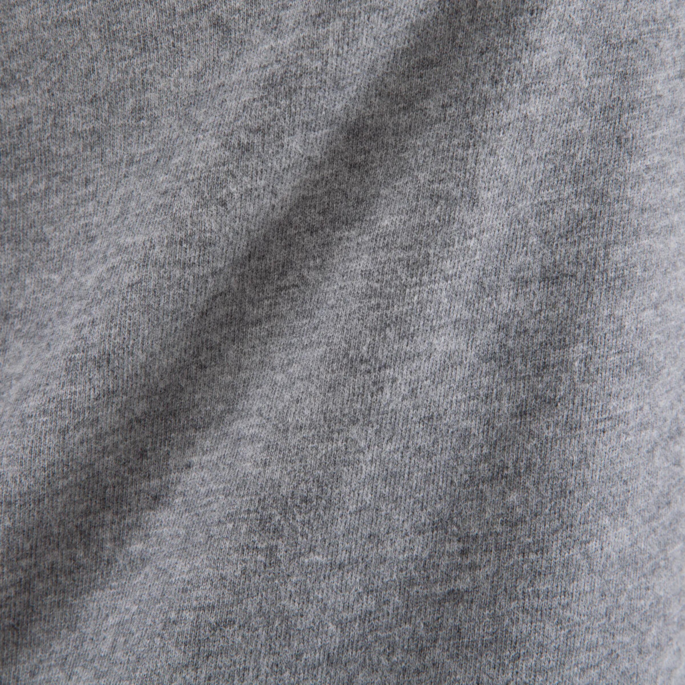 Women's Fitness Long-Sleeved Hooded T-Shirt - Dark Mottled Grey 10/10