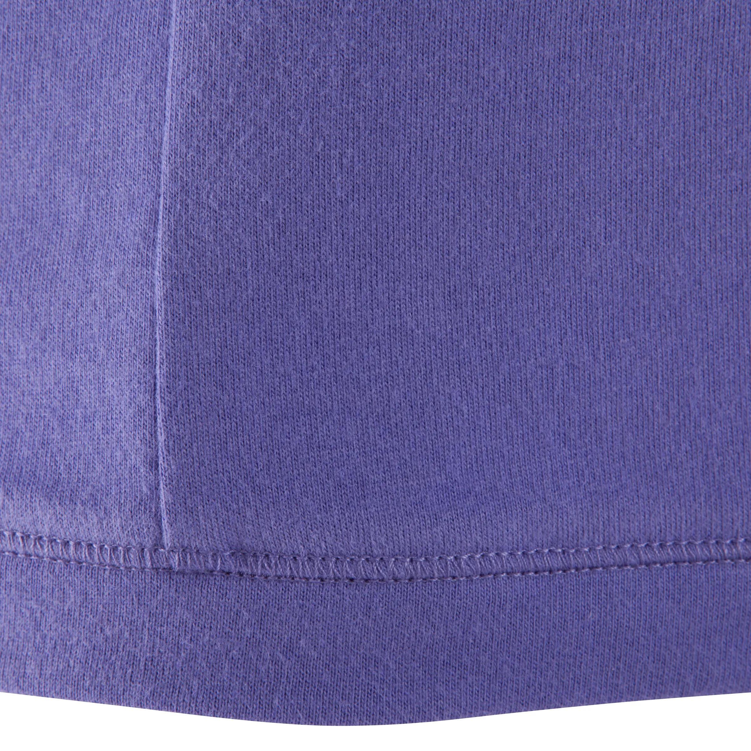 Women's Fitness Long-Sleeved Print T-shirt - Blue 5/7