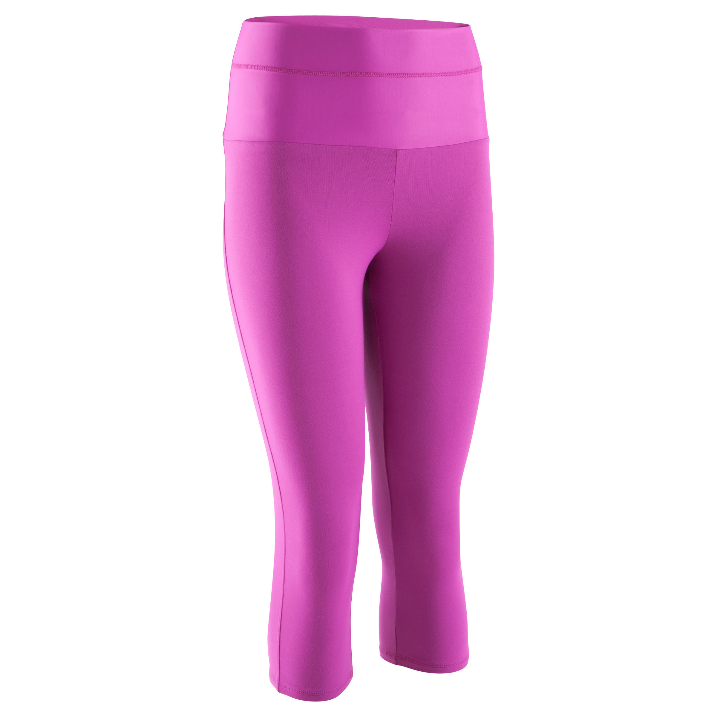 SHAPE+ Flat-Stomach Cropped Fitness Trousers - Pink 1/10