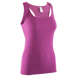 Débardeur fitness violet femme
