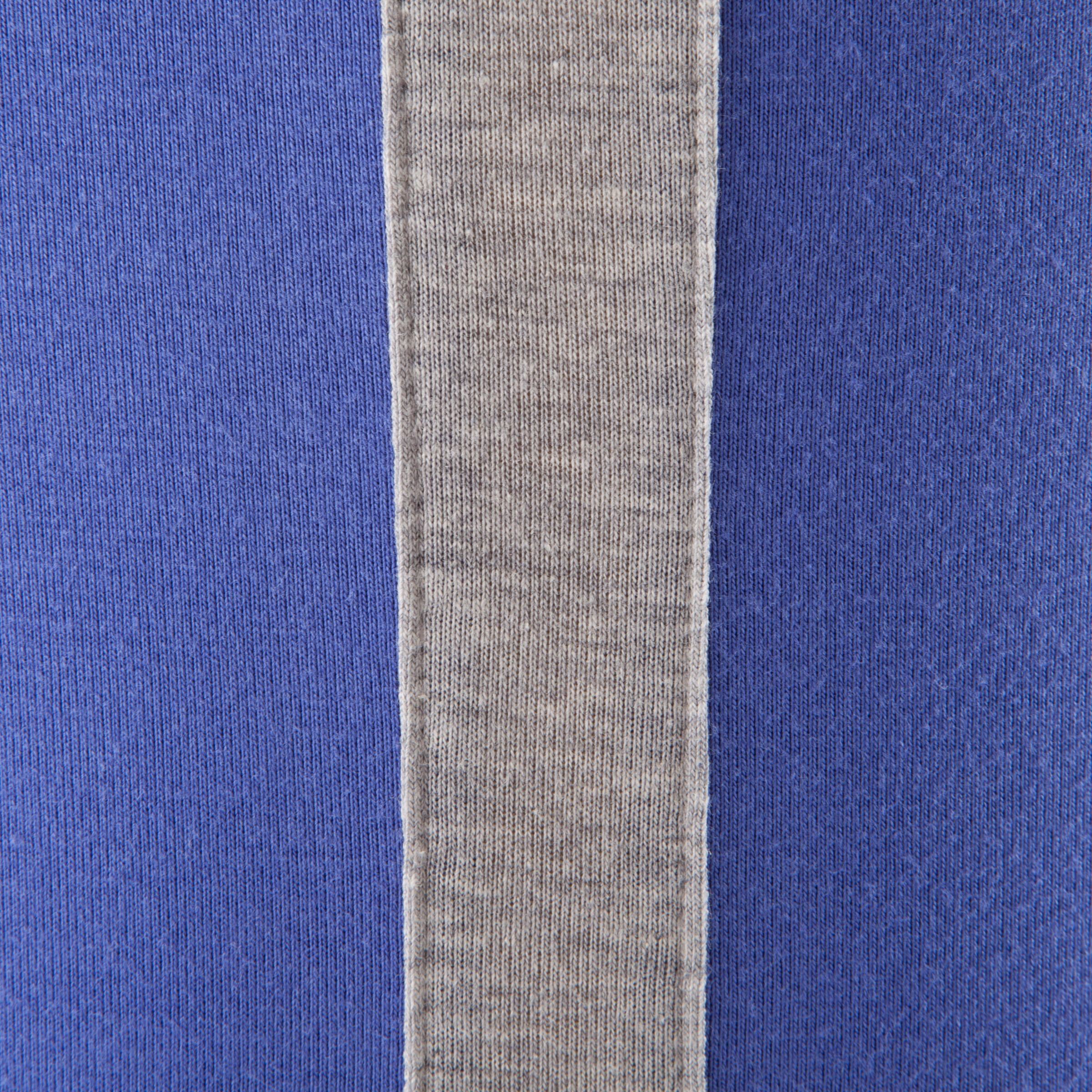 Women's Fitness Cropped Bottoms with Print Waistband - Blue/Grey 9/9
