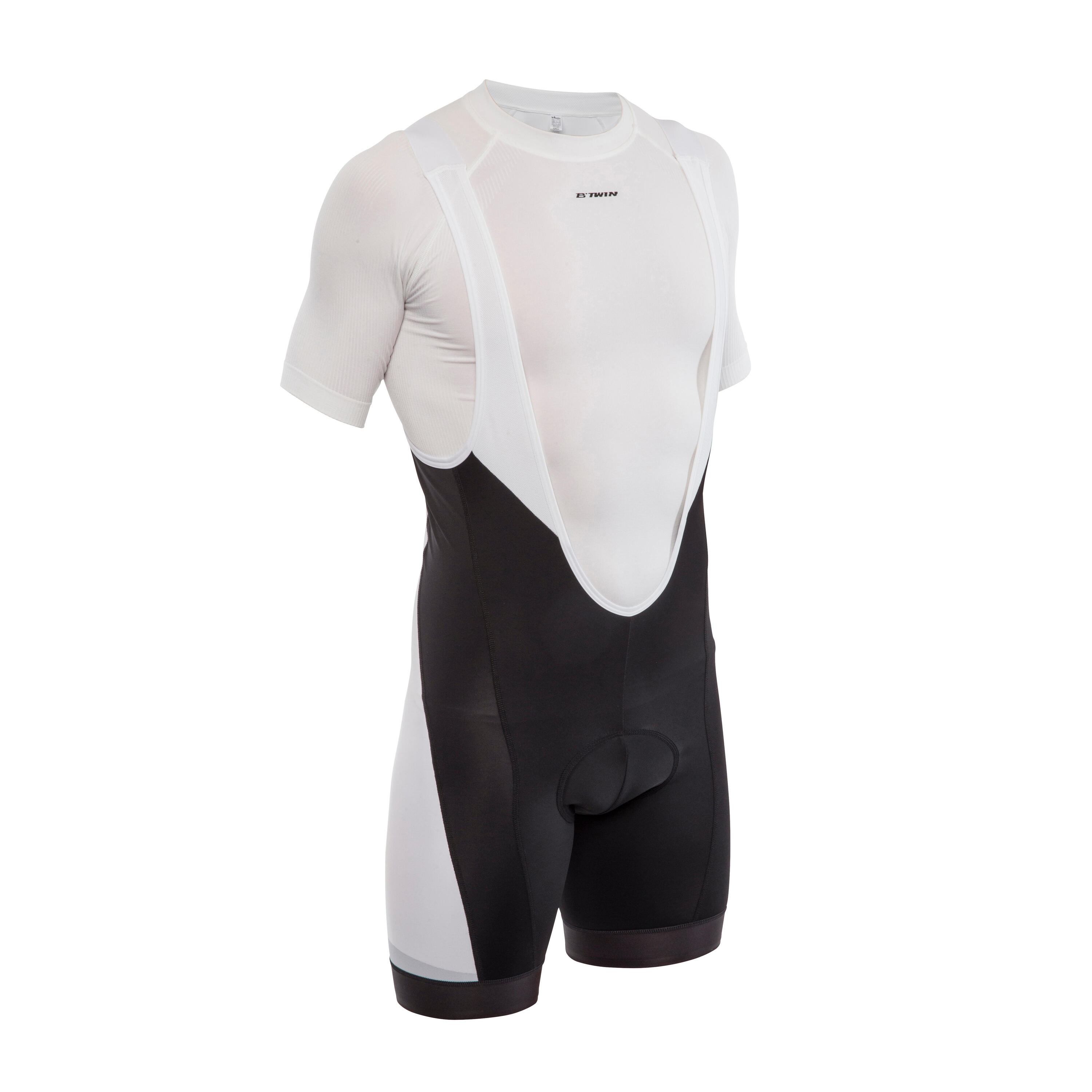 BTWIN 520 CYCLING SHORTS BLACK GREY