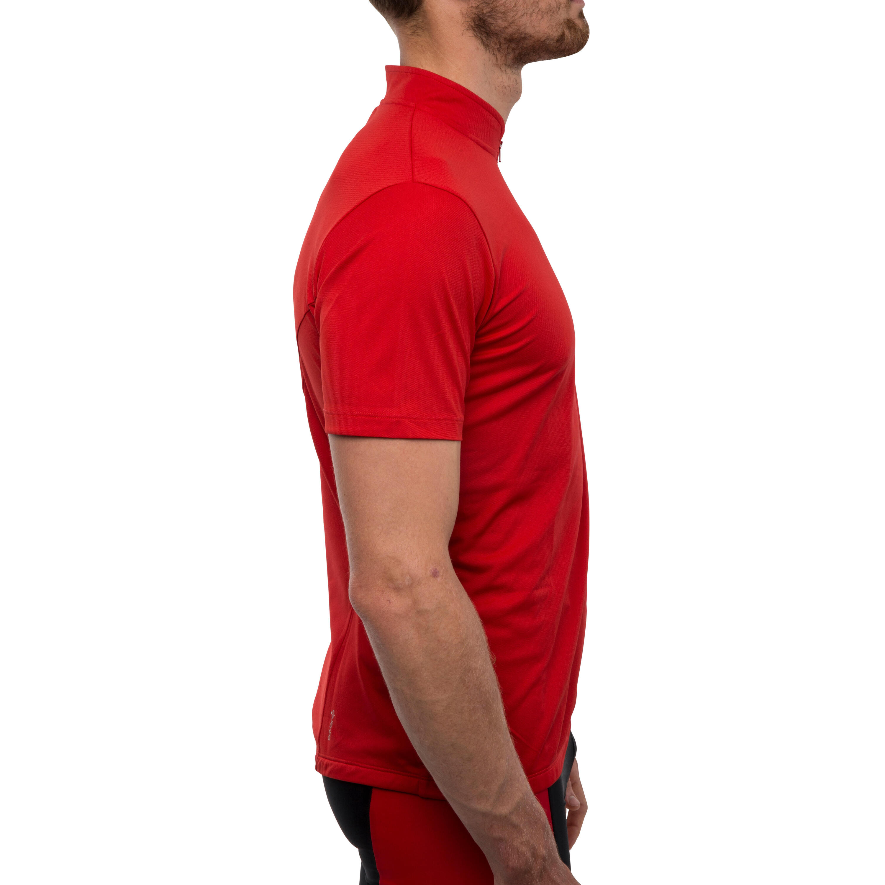 Roadcycling 100 Short-Sleeved Cycling Jersey - Red 3/11