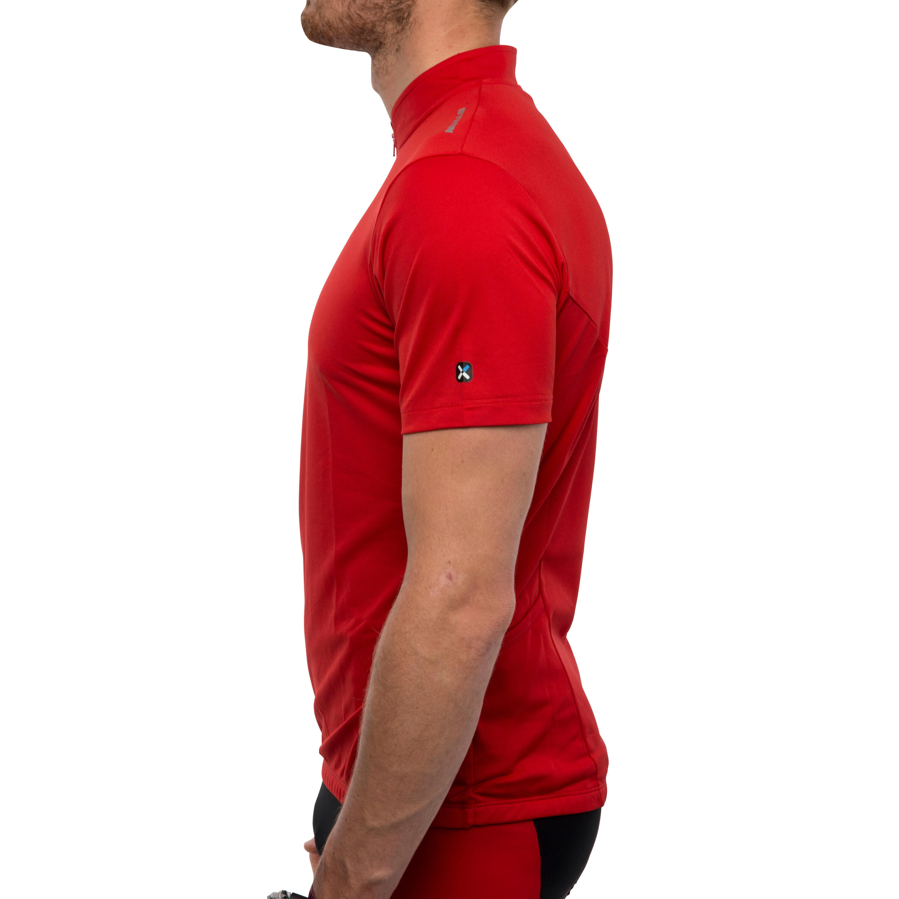Roadcycling 100 Short-Sleeved Cycling Jersey - Red 5/11