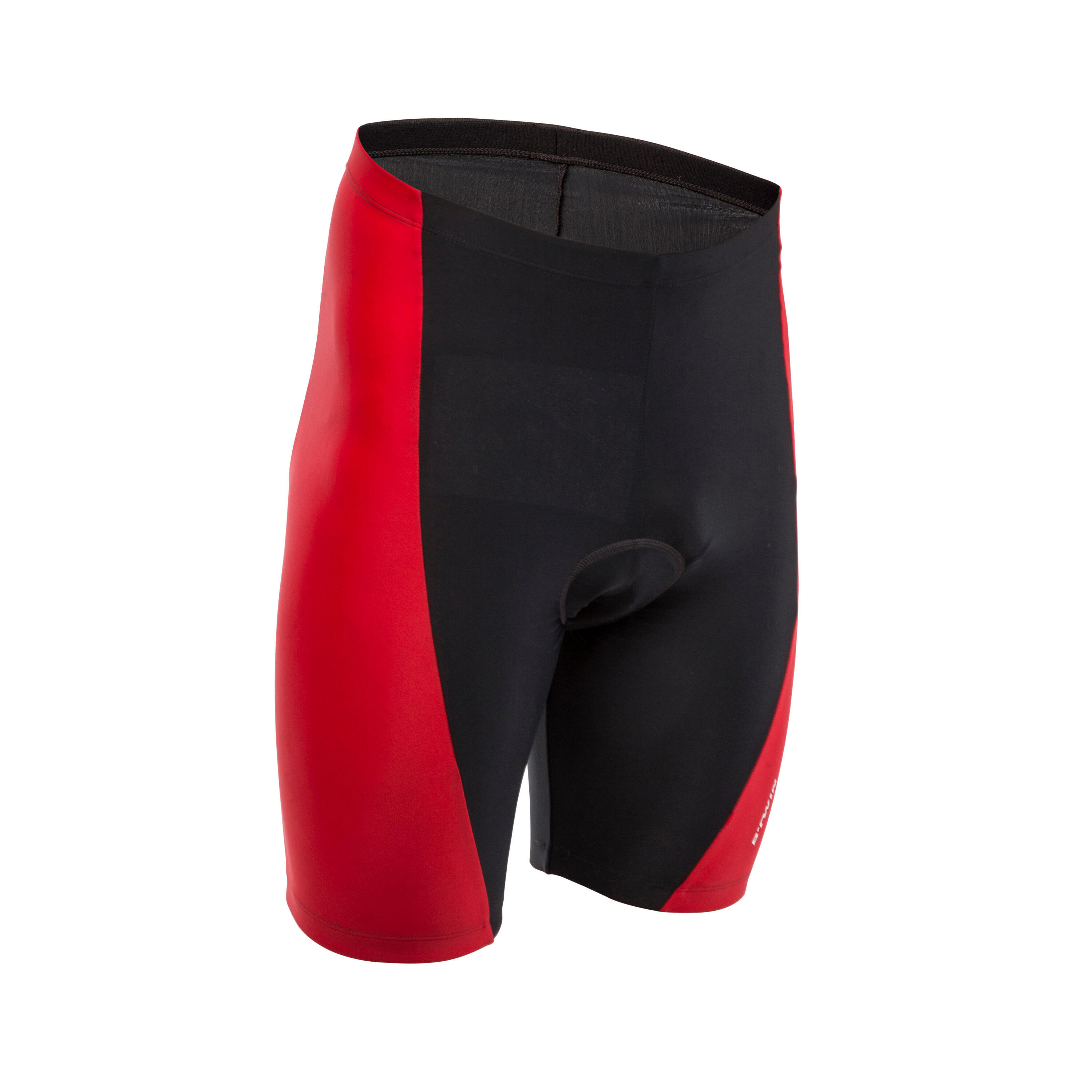 BTWIN 300 Cycling Shorts - Black/Red