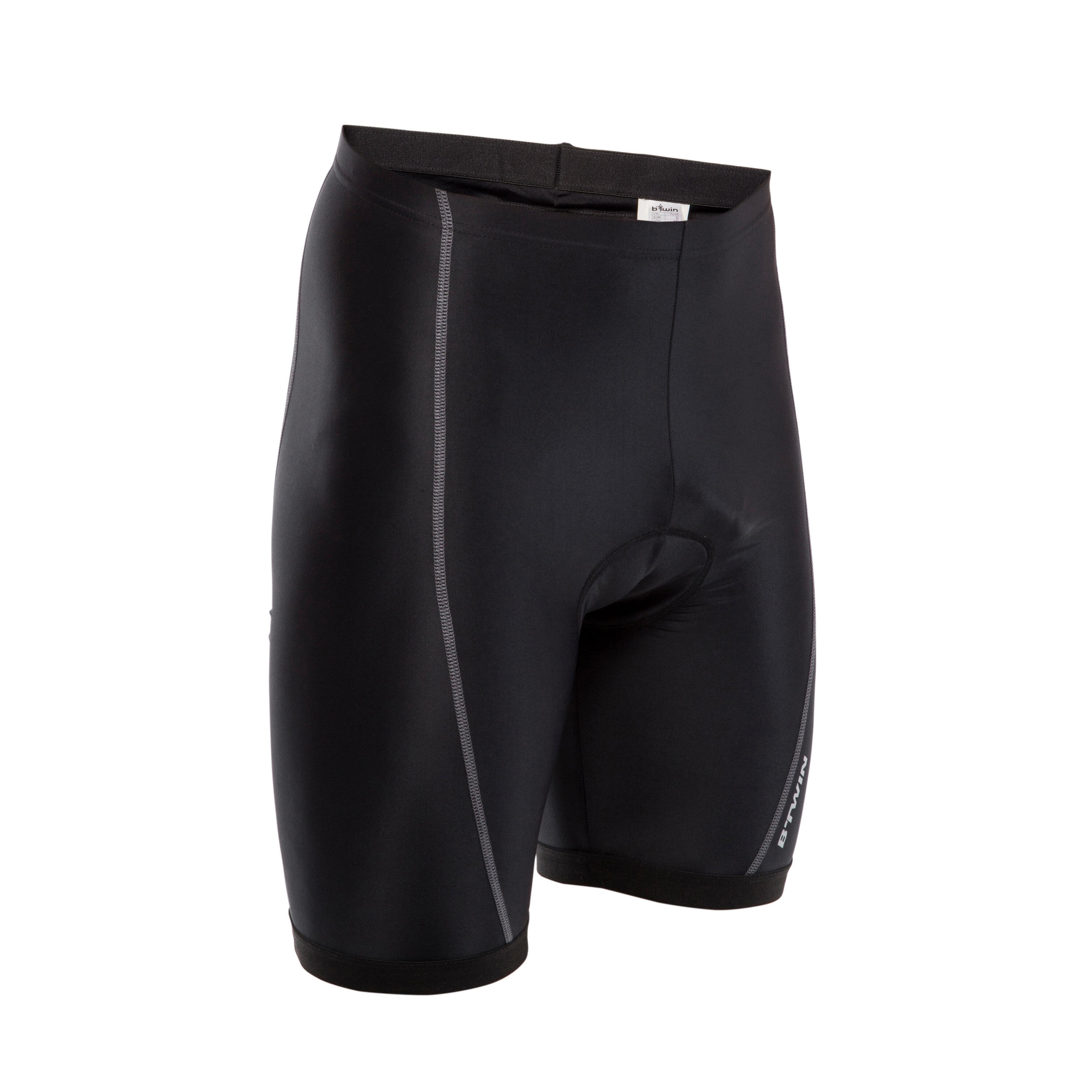 500 Bibless Cycling Shorts - Black 1/10