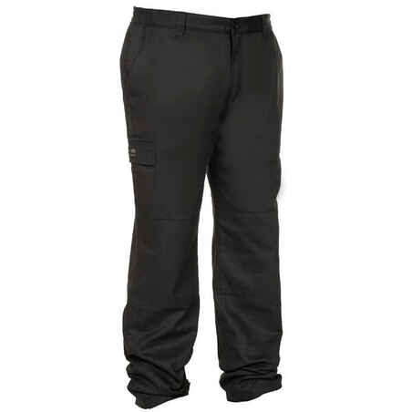 WARM HUNTING TROUSERS 100 - BLACK