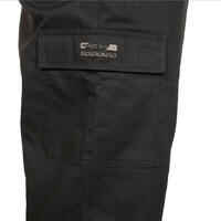 WARM HUNTING TROUSERS 100 - BLACK