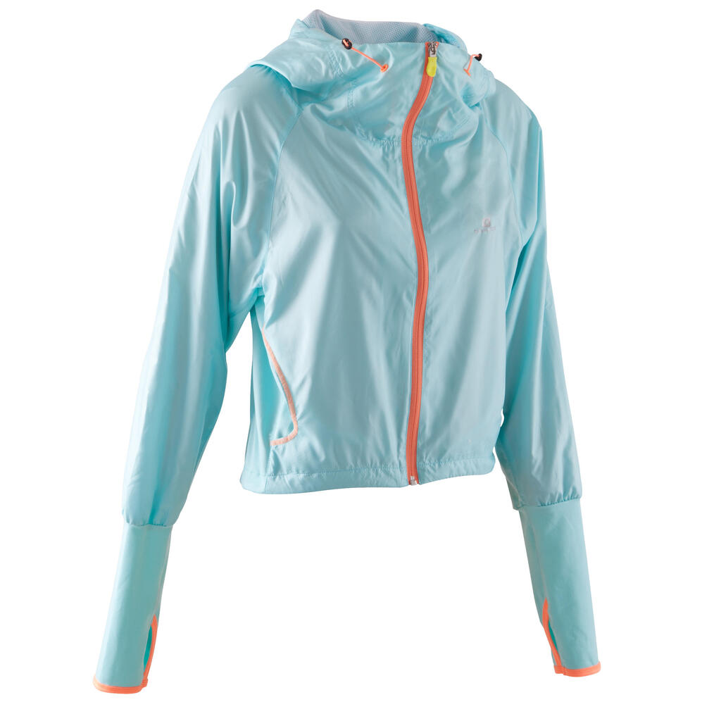 Breathe+ light women's fitness jacket - light blue