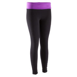 Legging Yoga en coton issu de l'agriculture biologique femme noir