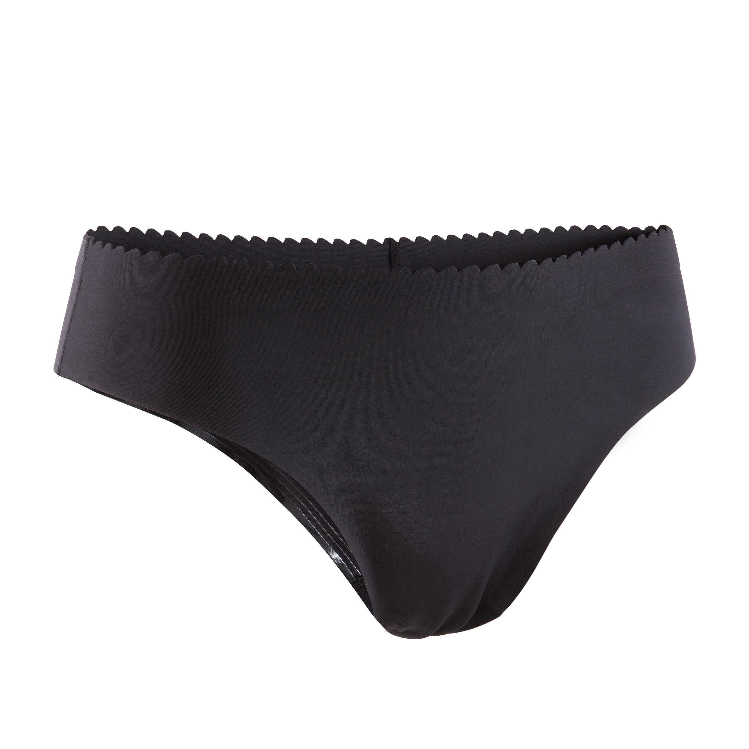 Women's Breathable Fitness Tanga - Black 1/8
