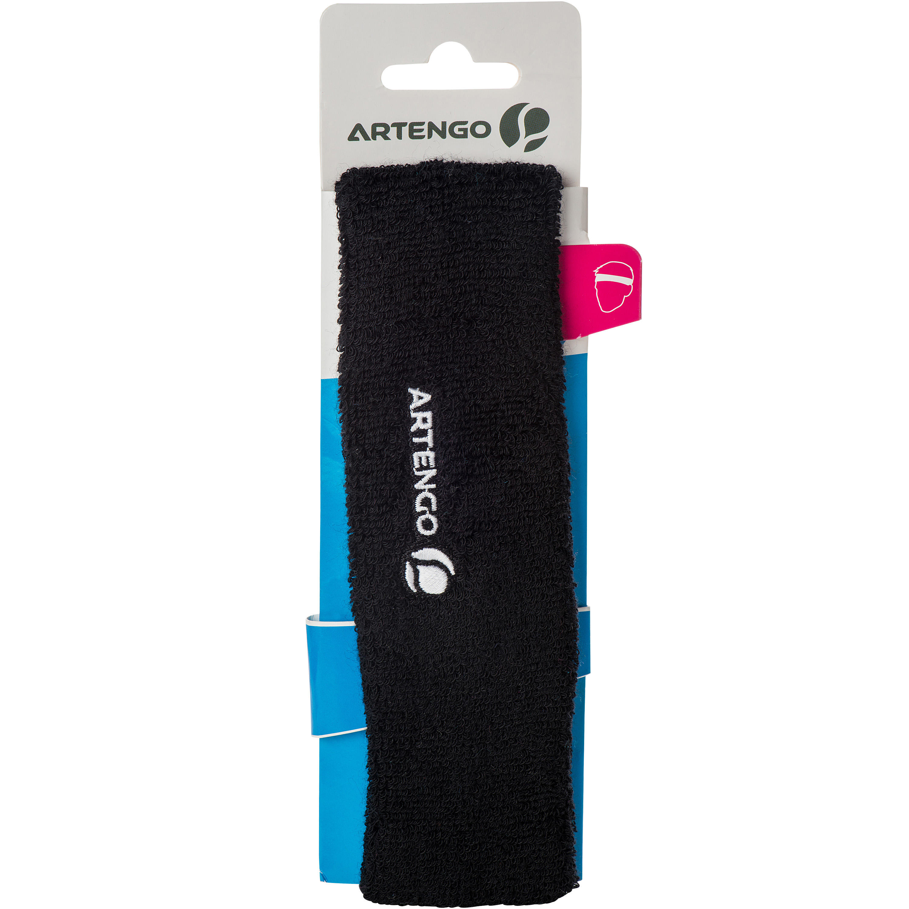 Stirnband Tennis TB 100 schwarz 15/15