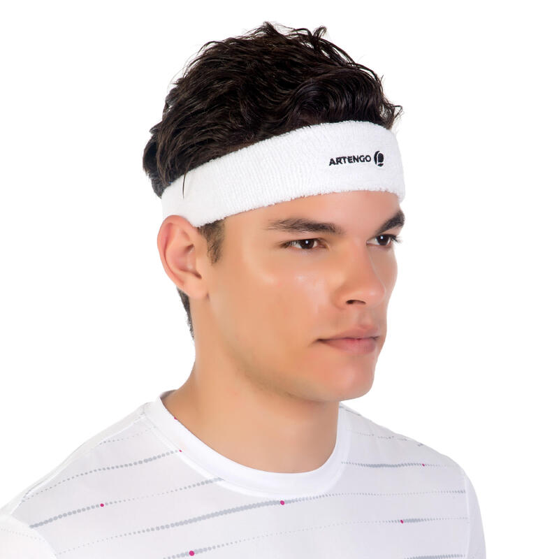 Stirnband Tennis TB 100 weiss
