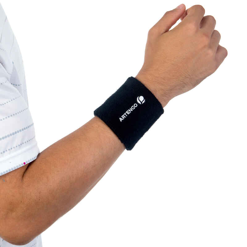 TP 100 Tennis Wristband - Black