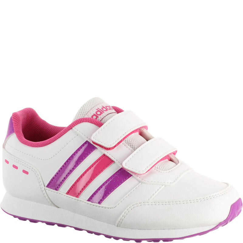 Chaussures marche sportive enfant Switch blanc / violet