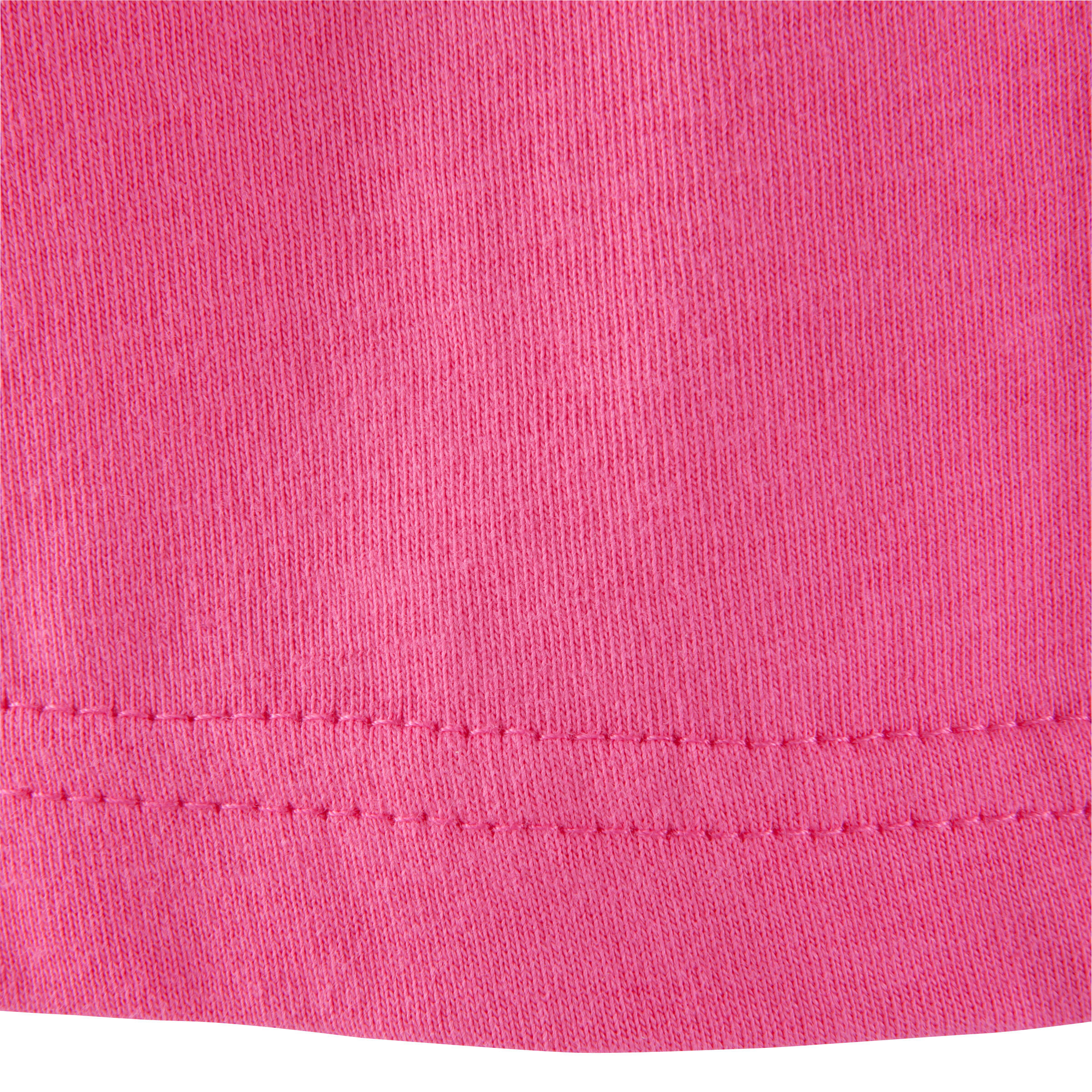 Girls' Fitness T-Shirt - Pink 5/7