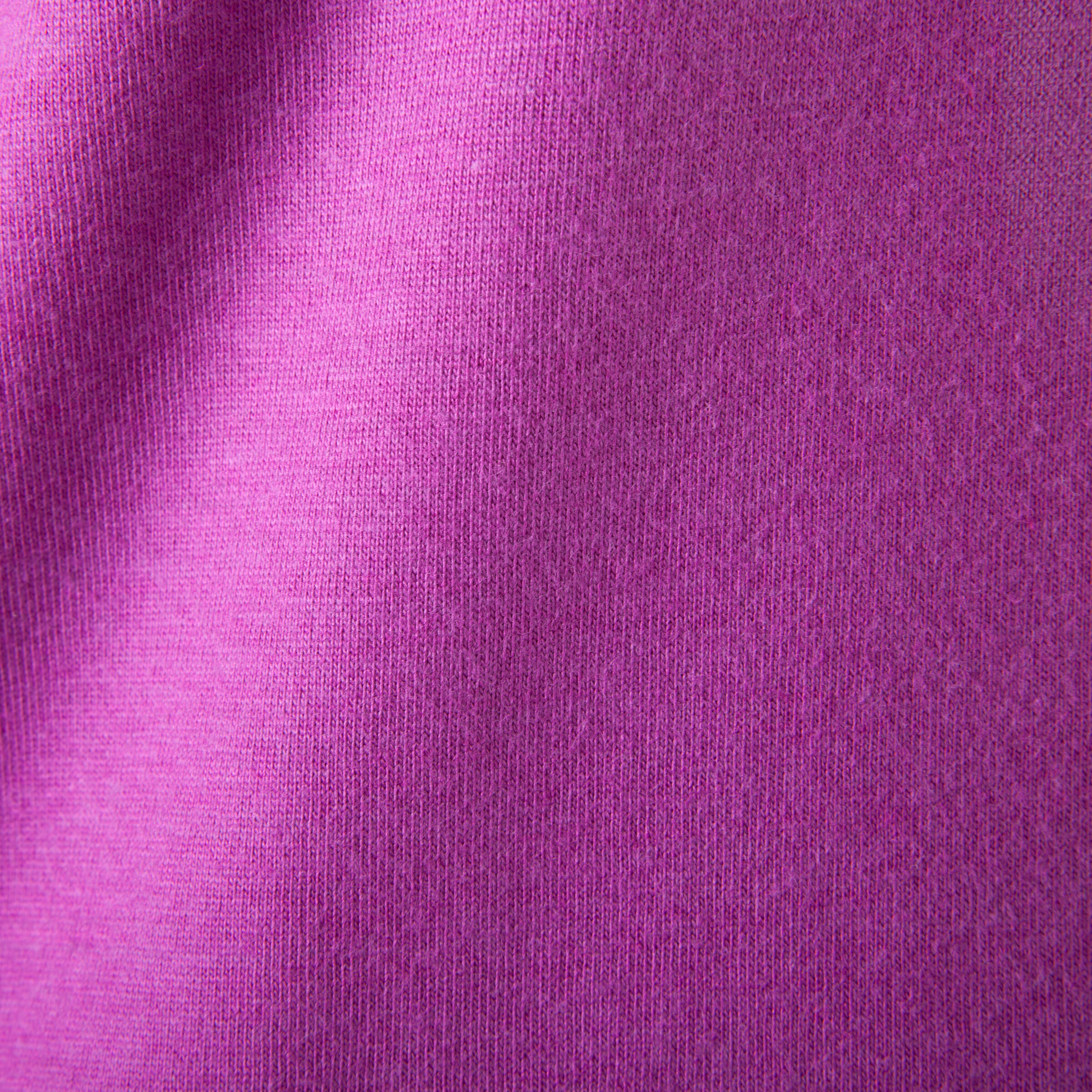 Women's Short-Sleeved Fitness Print T-shirt - Dark Pink 10/11