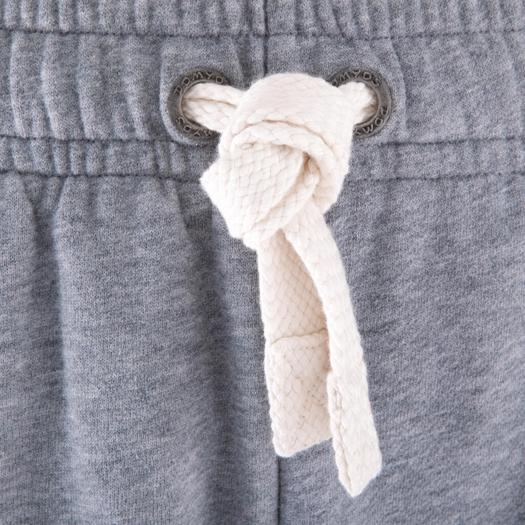 Jogginghose Loose Krafttraining Herren, hellgrau