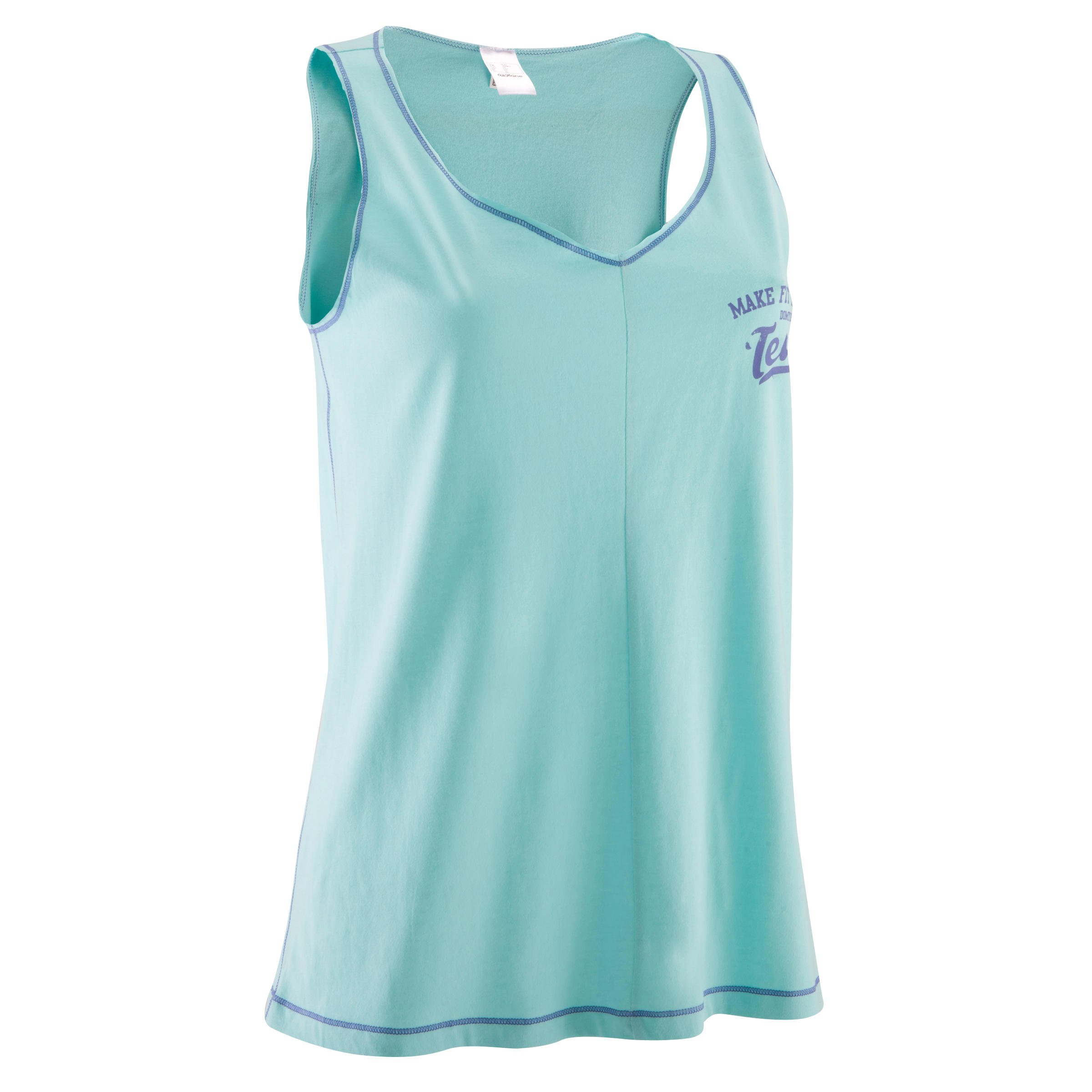 DOMYOS Women's Fitness Tank Top - Turquoise