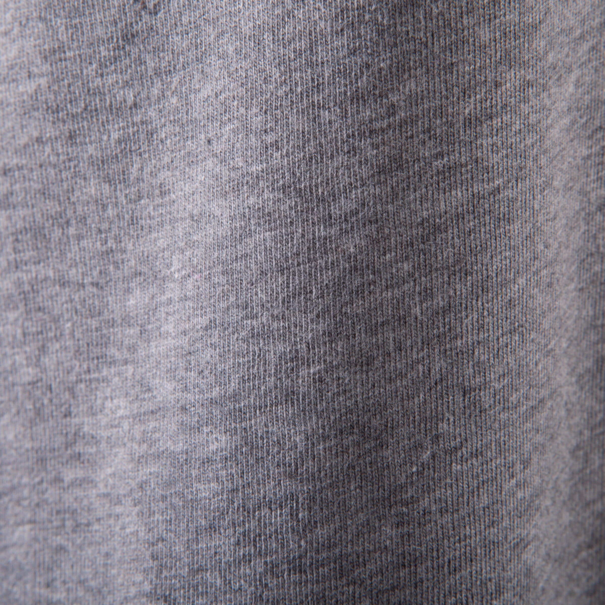 Women's Short-Sleeved Fitness Print T-shirt - Dark Grey 11/12