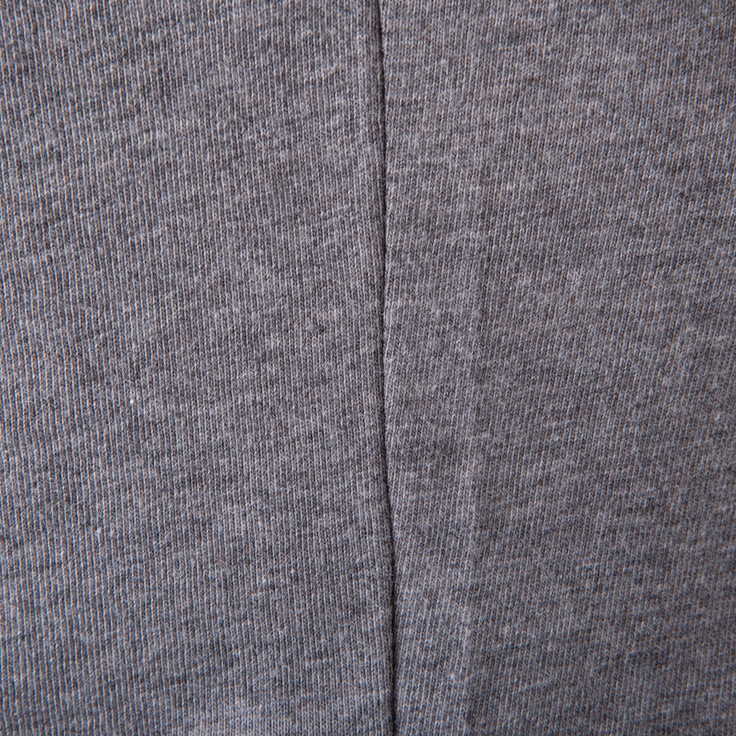 Women's Short-Sleeved Fitness Print T-shirt - Dark Grey 12/12