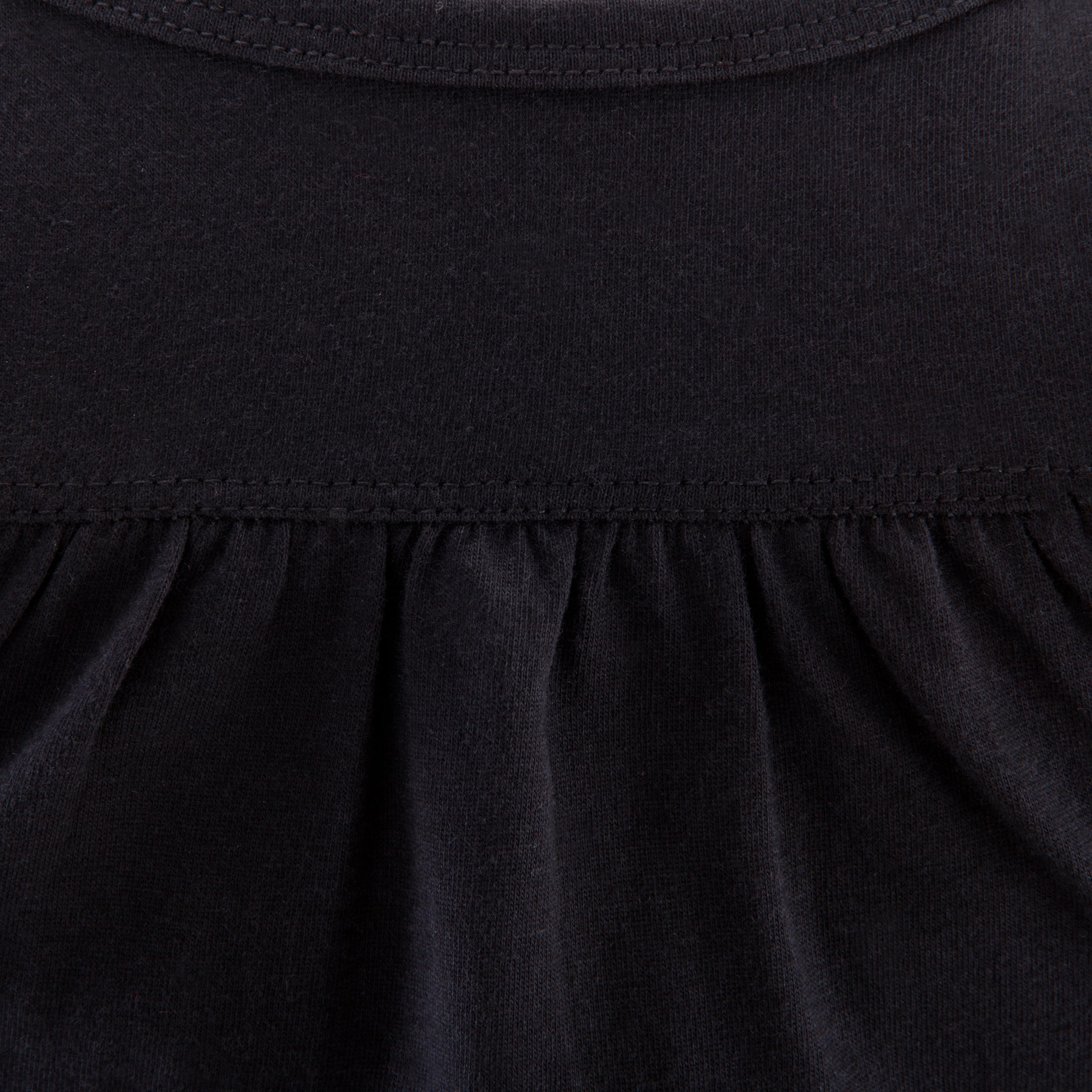 Women's Gentle Gymnastics Yoga and Pilates Organic Cotton Print Tank Top - Black 10/12