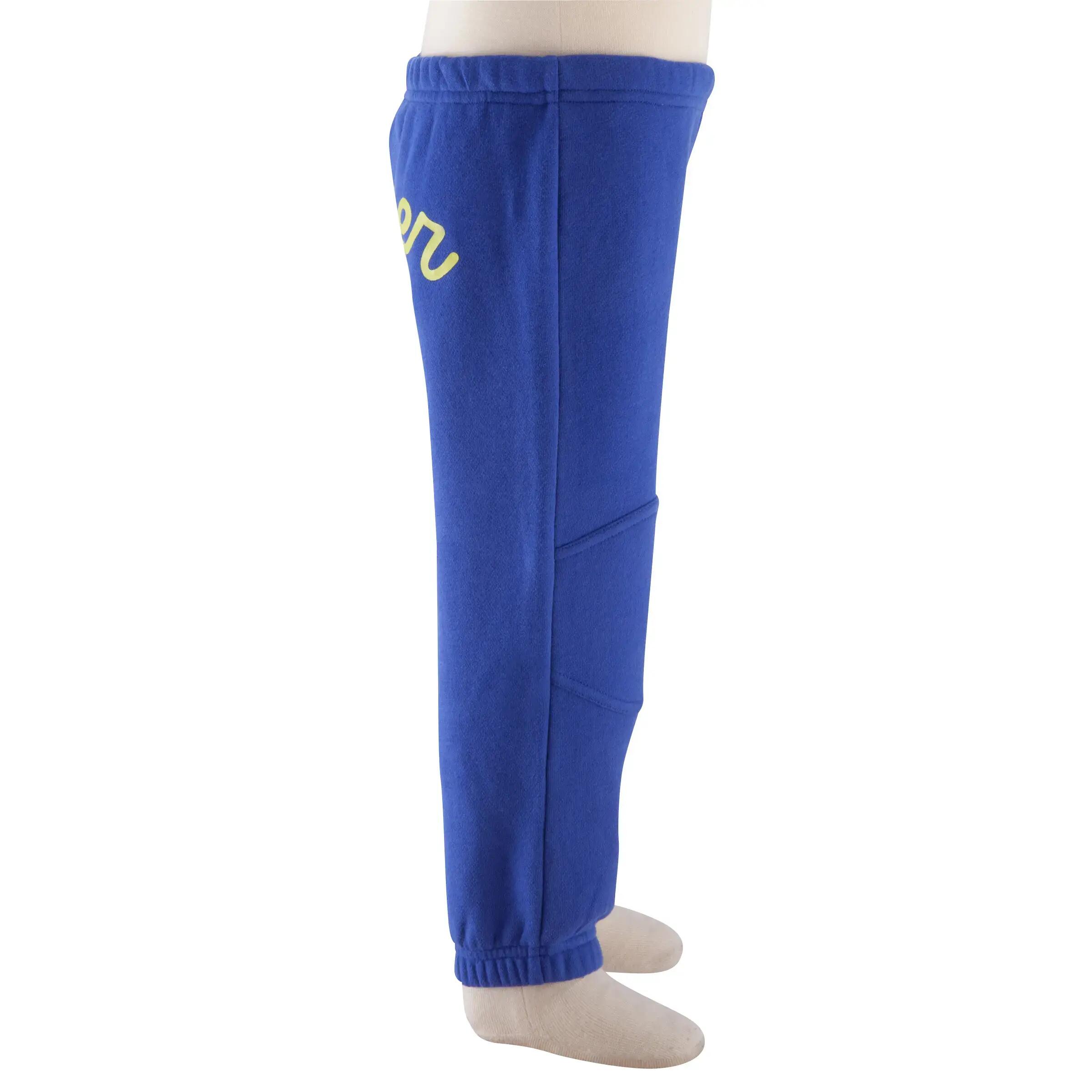 Baby Gym Brushed Jersey Trousers - Blue 9/11