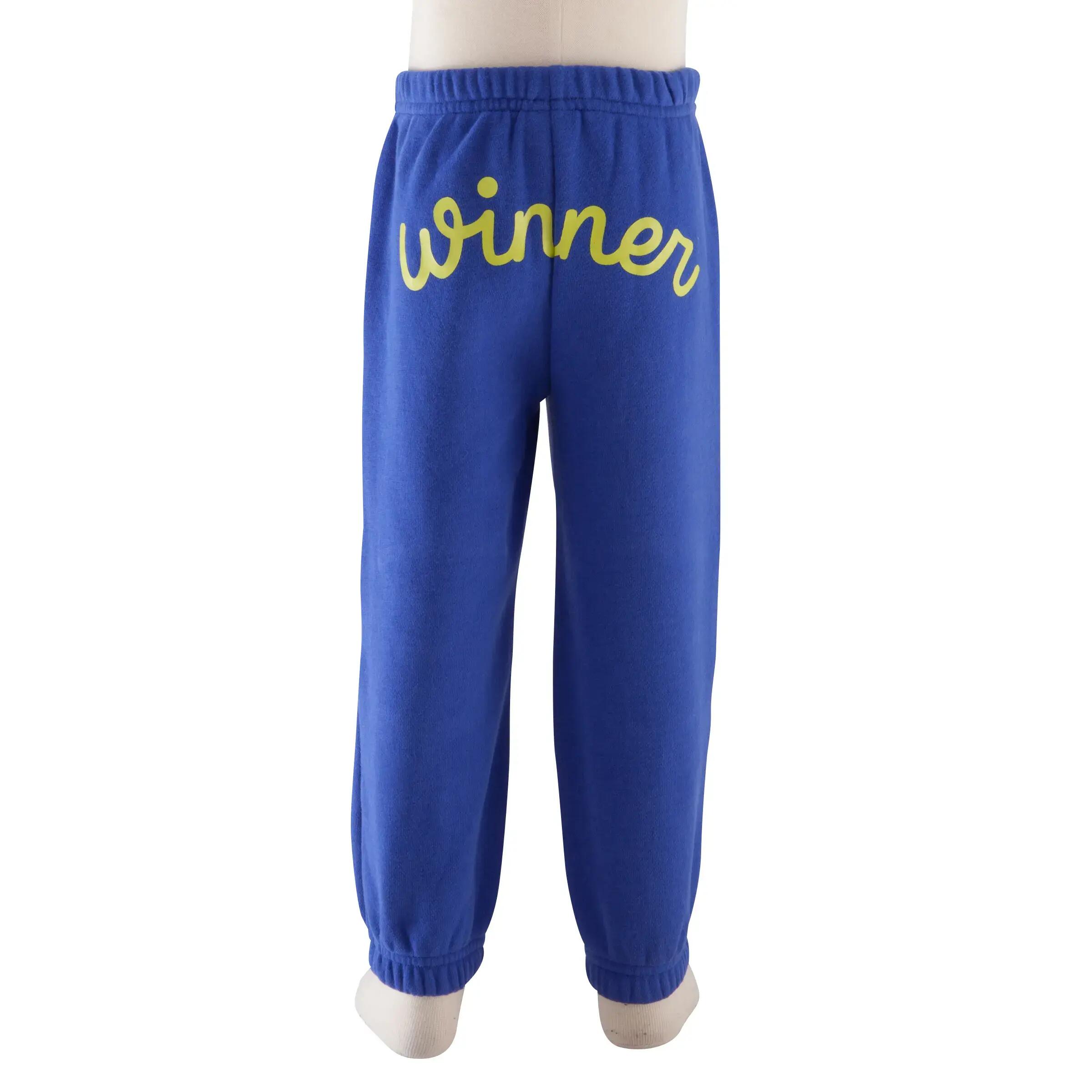 Baby Gym Brushed Jersey Trousers - Blue 10/11