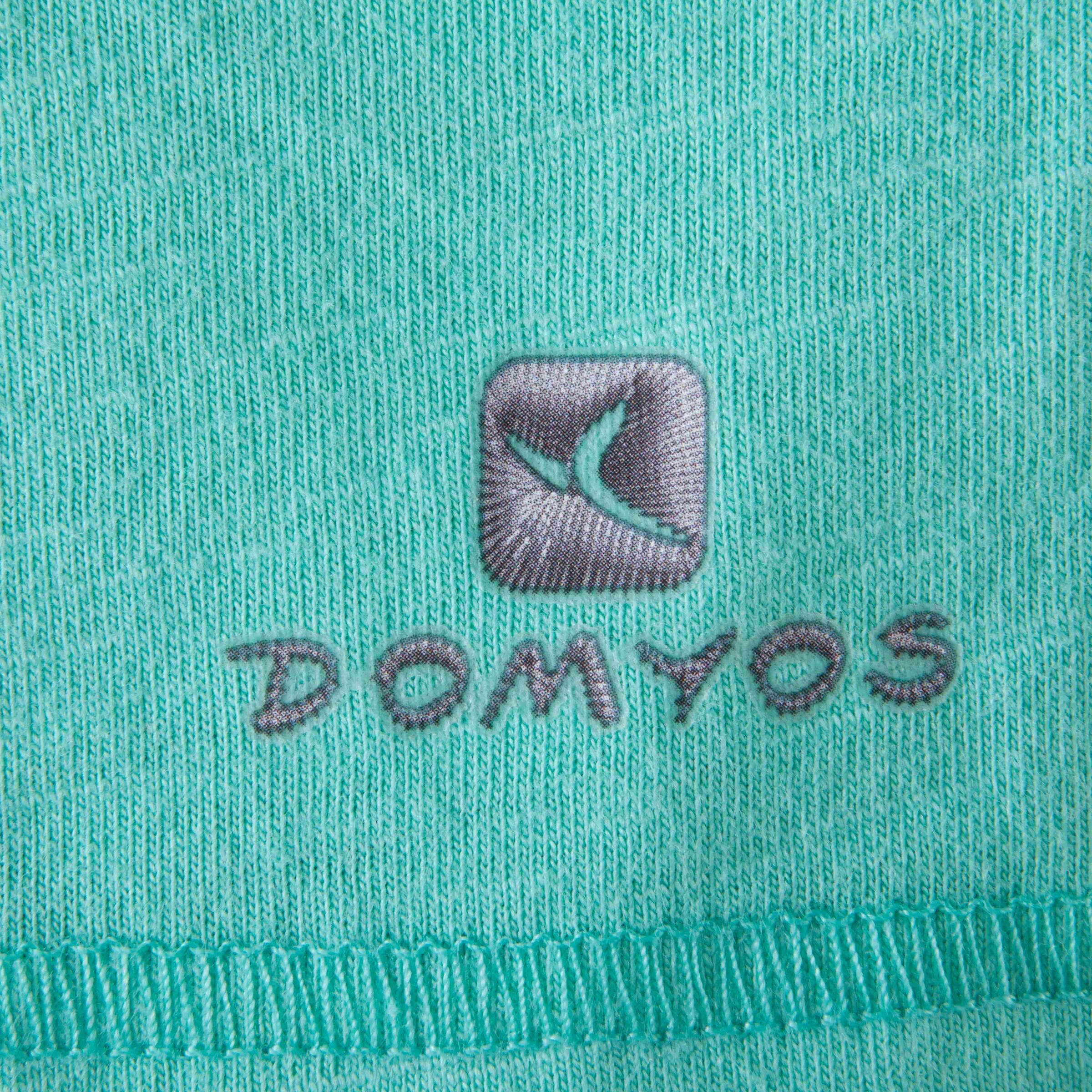 Gentle Gymnastics Yoga and Pilates Short-Sleeved Print T-shirt - Green 2/10