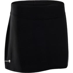 JUPE FEMME 700 NOIR TENNIS BADMINTON PADEL PING PONG SQUASH