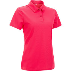 POLO FEMME ESSENTIEL ROSE TENNIS BADMINTON PADEL PING PONG SQUASH