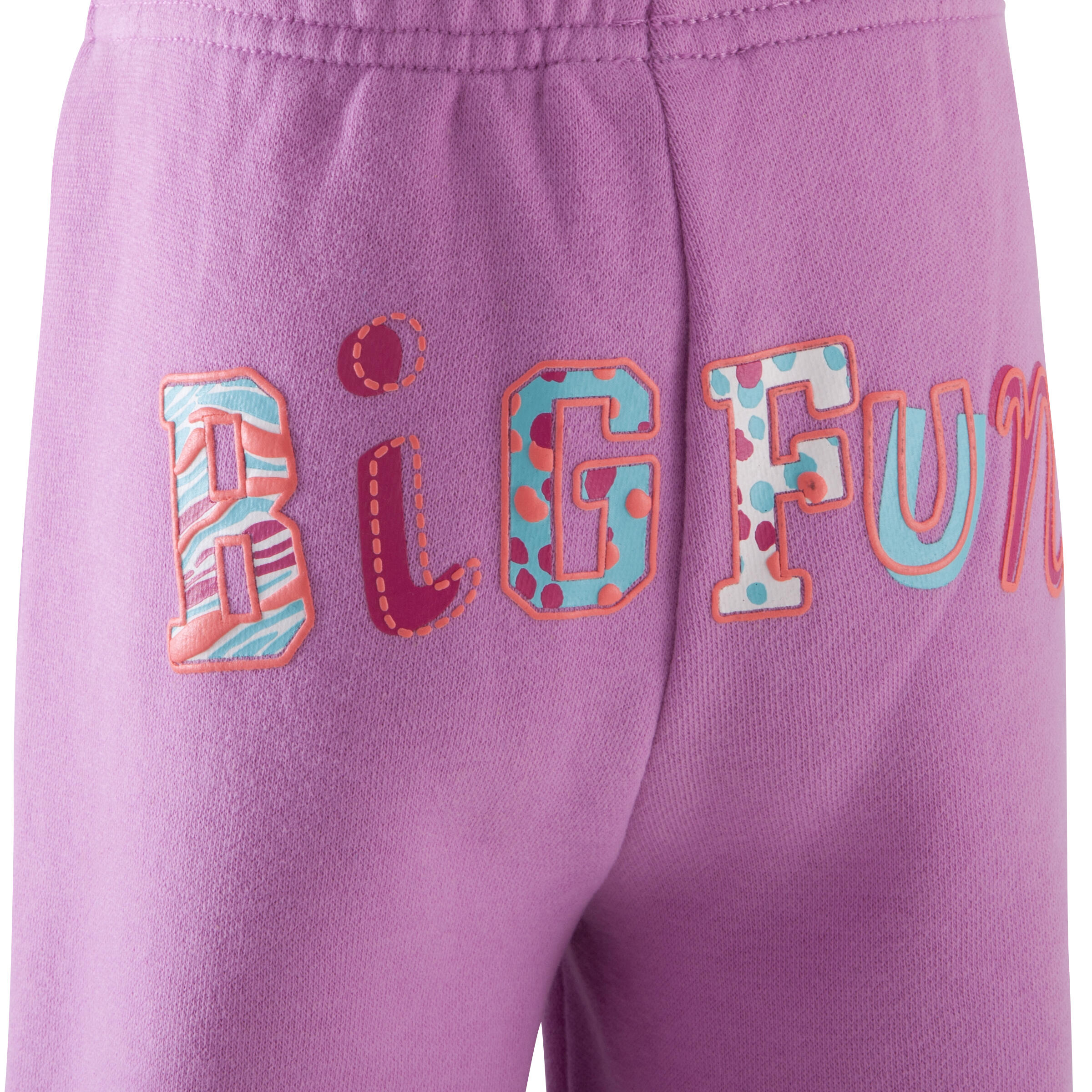 Trainingshose Baumwolle Baby, violett 2/12