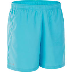 SHORT HOMME ESSENTIEL BLEU CLAIR TENNIS BADMINTON PADEL PING PONG SQUASH