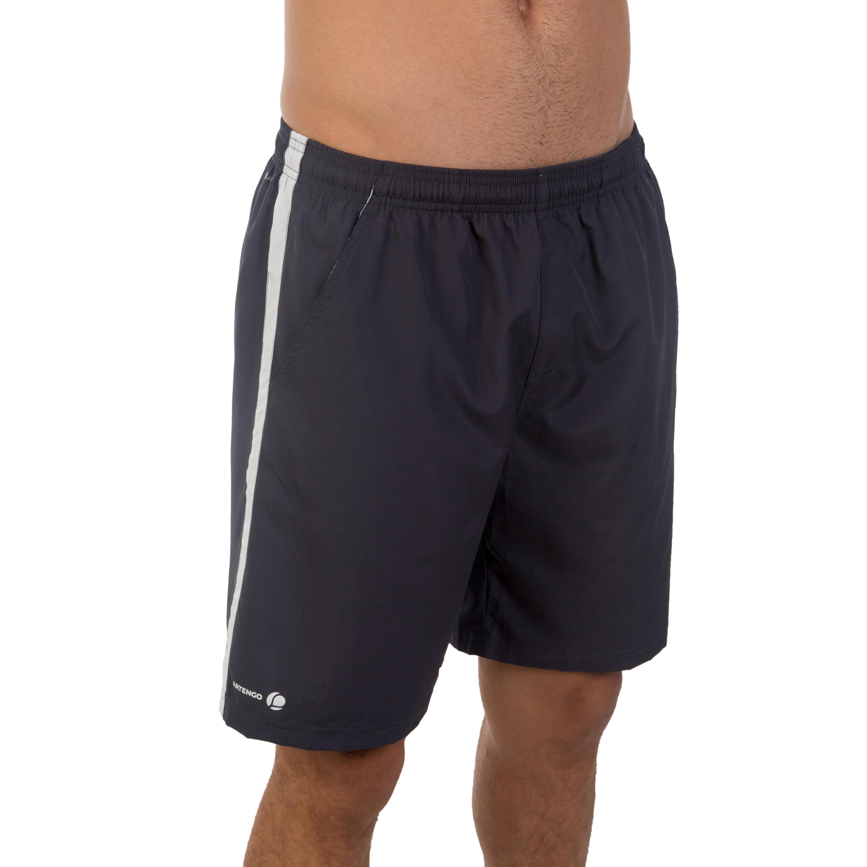 730 Tennis Badminton Padel Ping Pong Squash Shorts - Grey/white 3/8