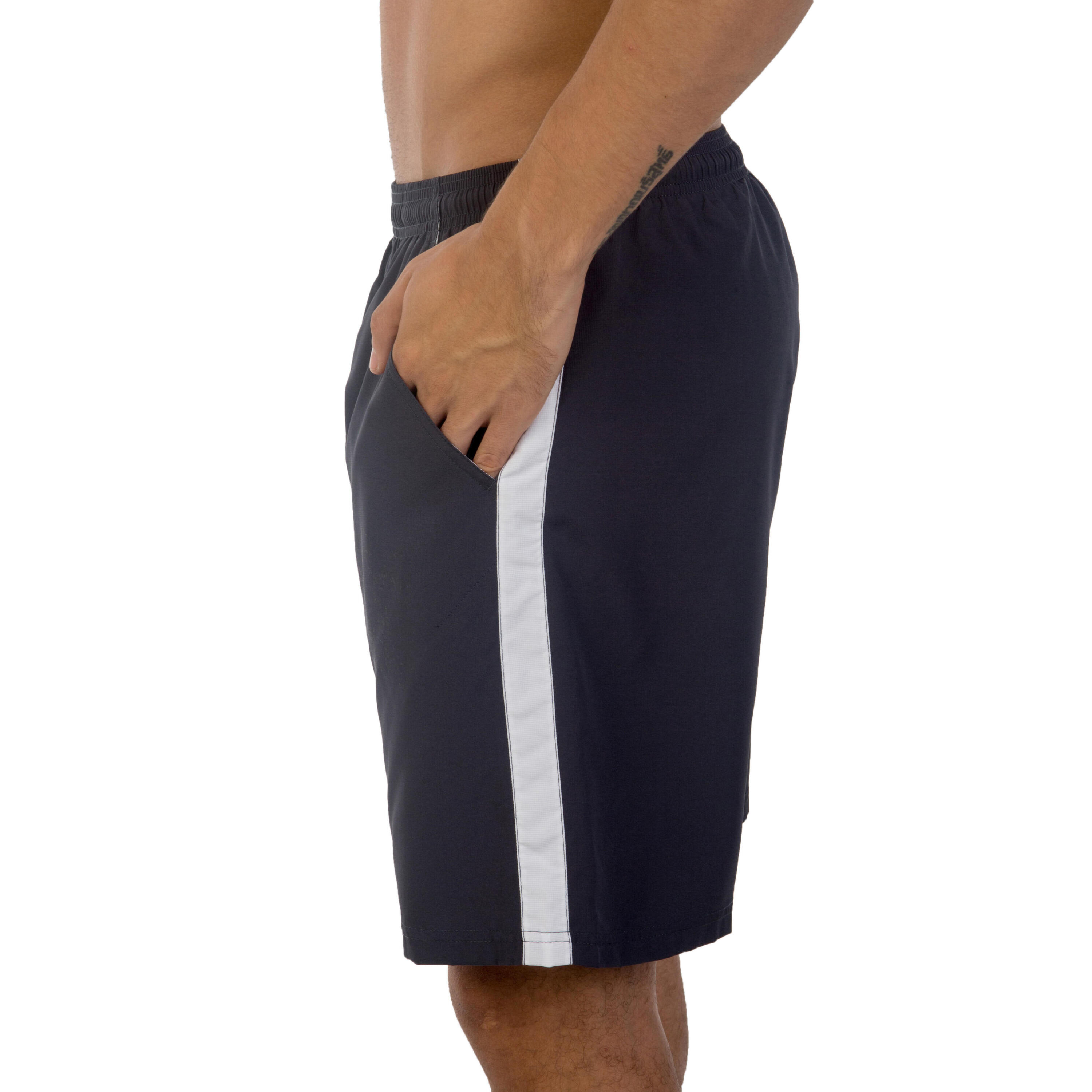 730 Tennis Badminton Padel Ping Pong Squash Shorts - Grey/white 6/8