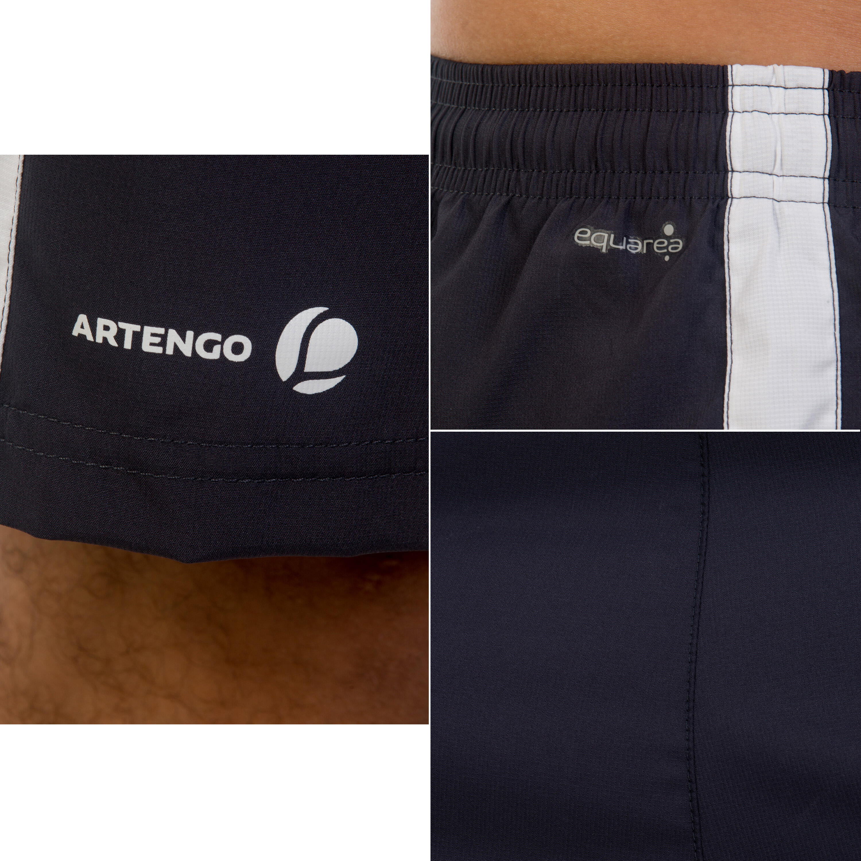 730 Tennis Badminton Padel Ping Pong Squash Shorts - Grey/white 8/8