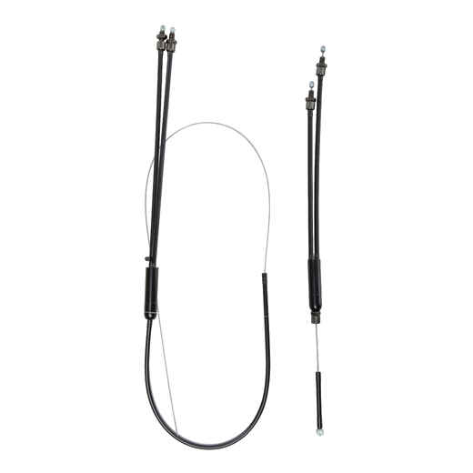 
      KIT CABLE ET GAINE BMX POUR FREIN U et V-BRAKE TAILLE S (guidon > à 640 mm).
  