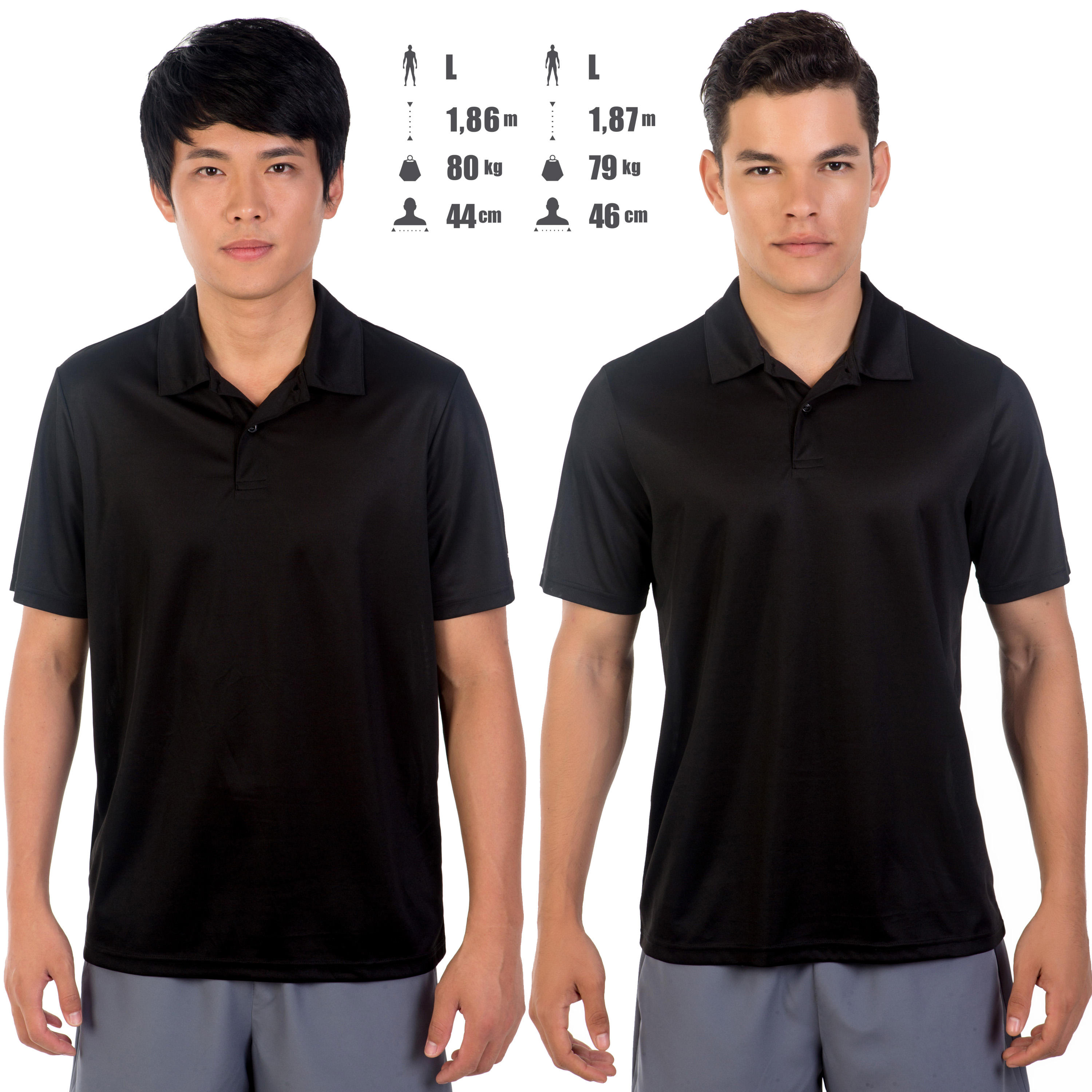 Dry 100 Tennis Polo Shirt - Black 2/7