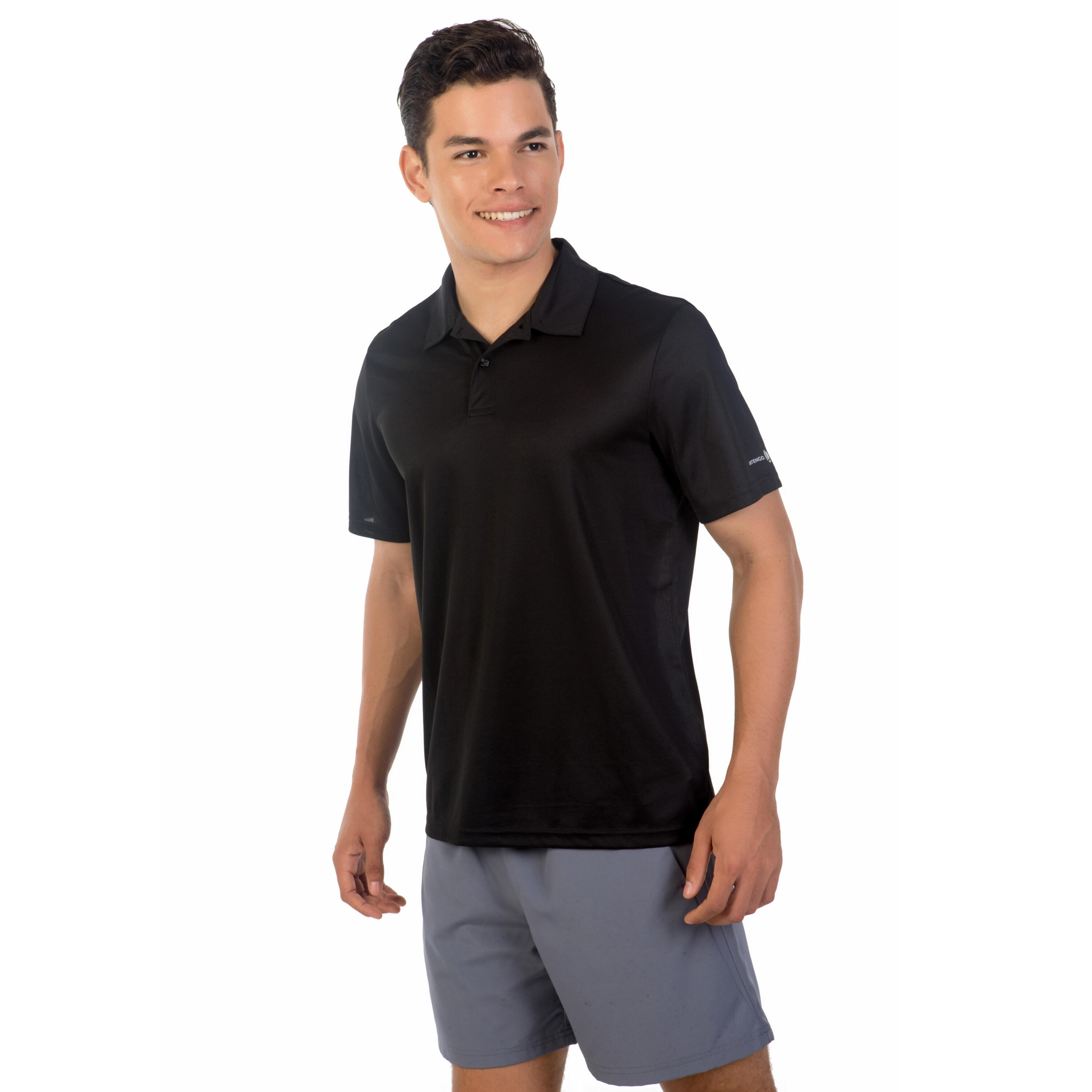 Dry 100 Tennis Polo Shirt - Black 6/7