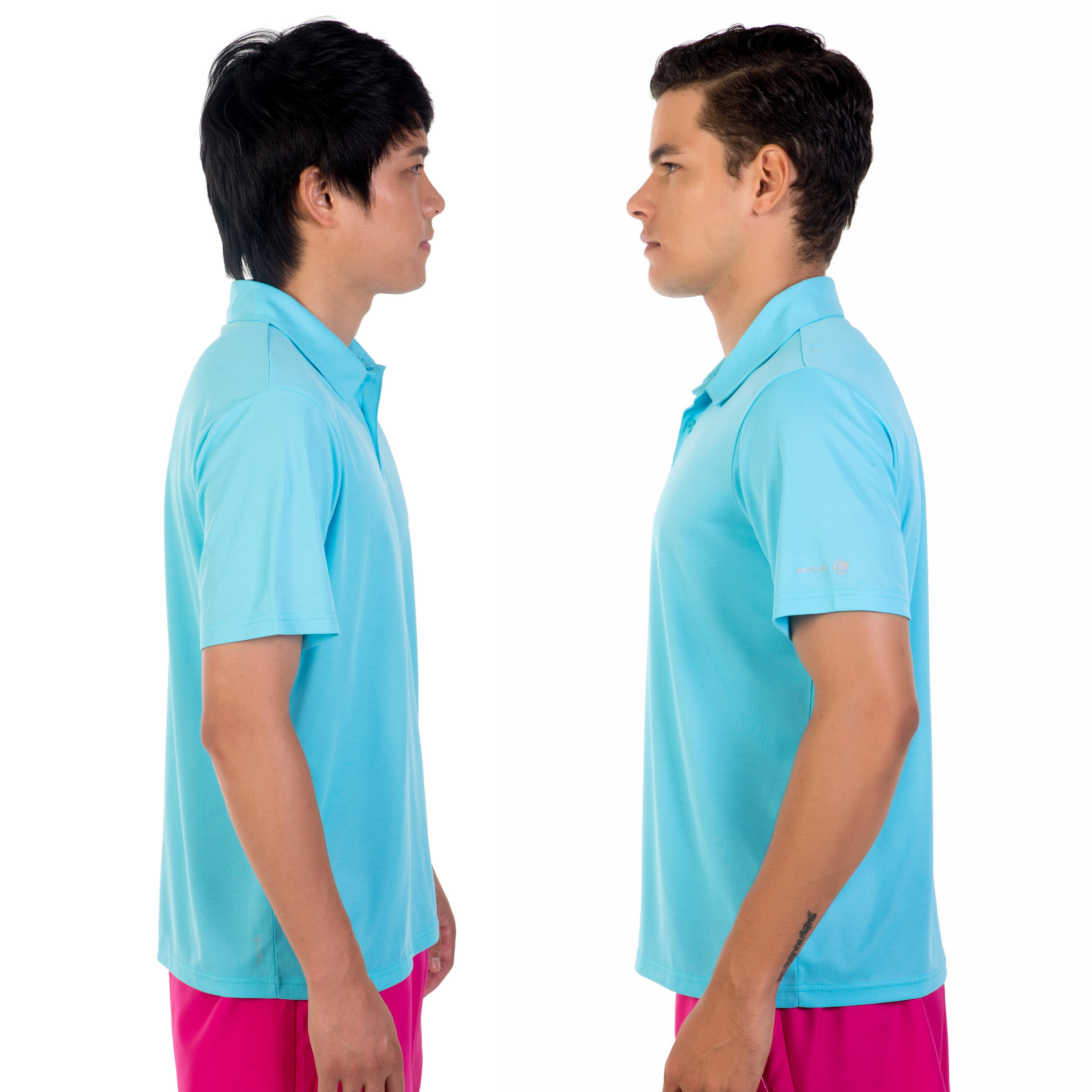 Dry 100 Tennis Polo Shirt - Blue 3/8