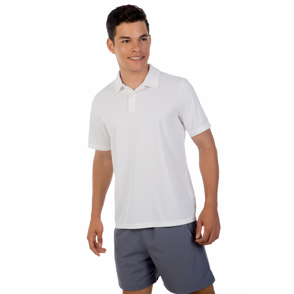 700 Tennis Badminton Padel Table Tennis Squash Polo Shirt - White