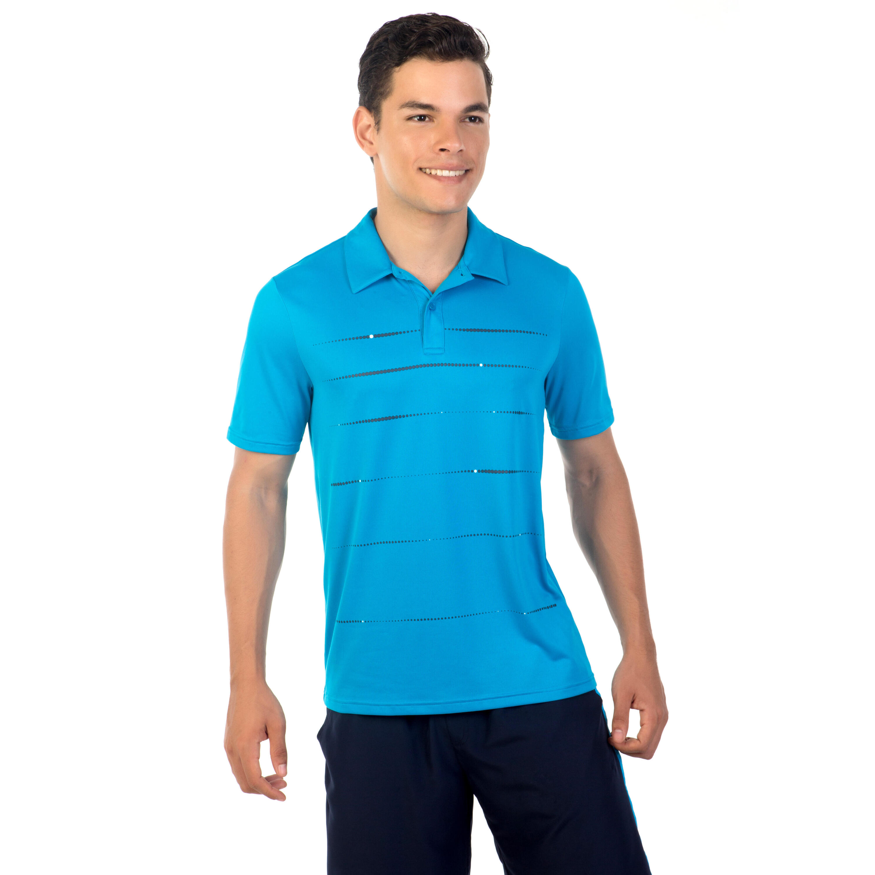 730 Tennis Badminton Padel Table Tennis Squash Polo Shirt - Blue 4/5
