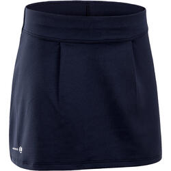100 Girls' Tennis Skirt - Navy Blue