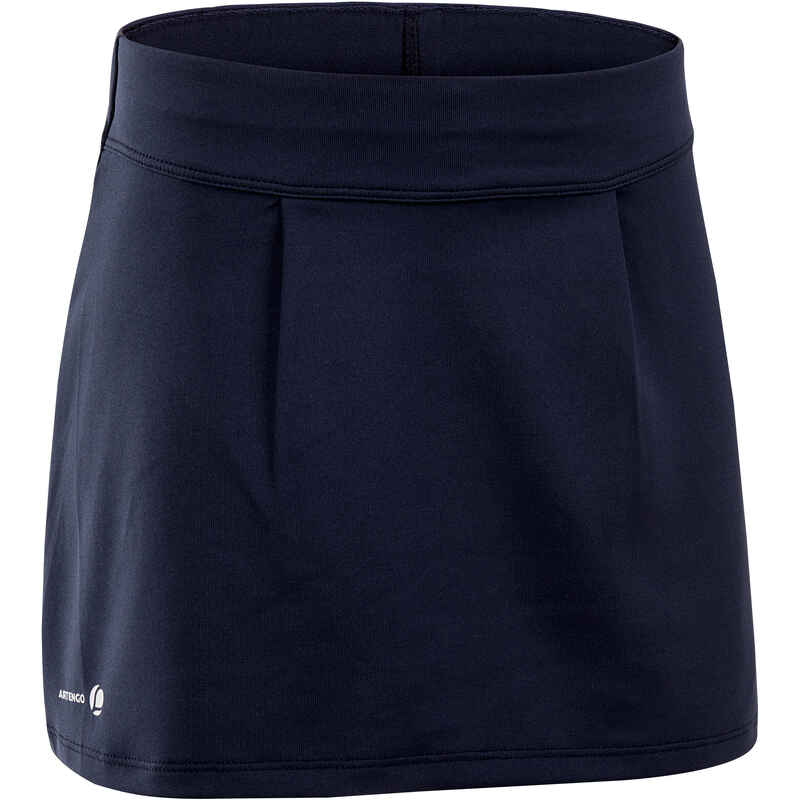 Girls' Tennis Skirt TSK100 - Navy Blue