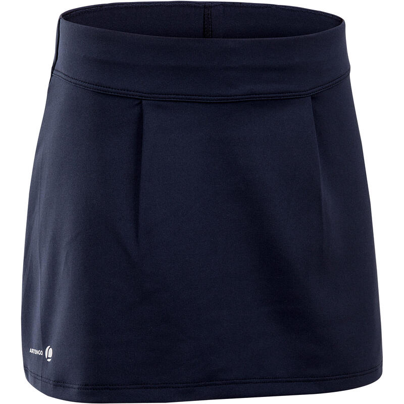 JUPE TENNIS FILLE 100 BLEU MARINE JUPE TENNIS FILLE 100 BLEU MARINE